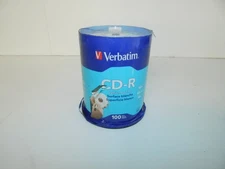 VERBATIM CD-R WHITE SURFACE - NEW OPEN BOX (MIQ51)