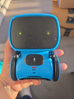 Contixo R1 Voice Controlled Robot Toy Educational Talks Sings Dances Blue Works