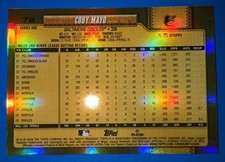 2026 Topps Series 1 Coby Mayo Future Stars GOLDEN MIRROR Baltimore Orioles SSP