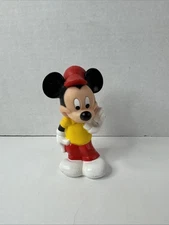 1980’s Playskool Walt Disney Co Squeezable Baby Mickey 5” Squeak Toy Figurine