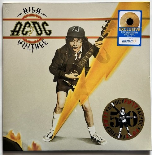 AC/DC - High Voltage LP Gold Nugget Vinyl 50th Anniversary New