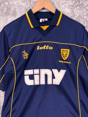 Vintage Lotto Jersey Small Mens Wimbledon Football Club FC