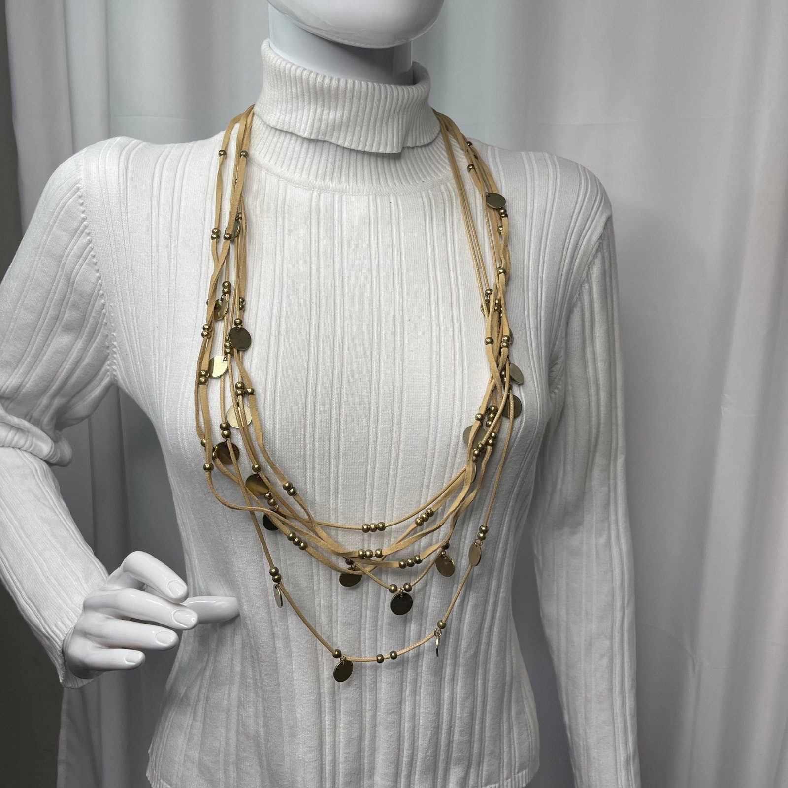 Plunder statement necklace signed costume jewelry… - image 7