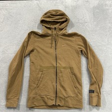 Nike Full Zip Hoodie Unisex Small Full Zip Fleece Hoodie Tan Tech AF 1 Streetwea
