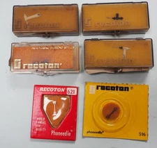 6 Miscellaneous New Vintage RECOTON Replacement NEEDLES