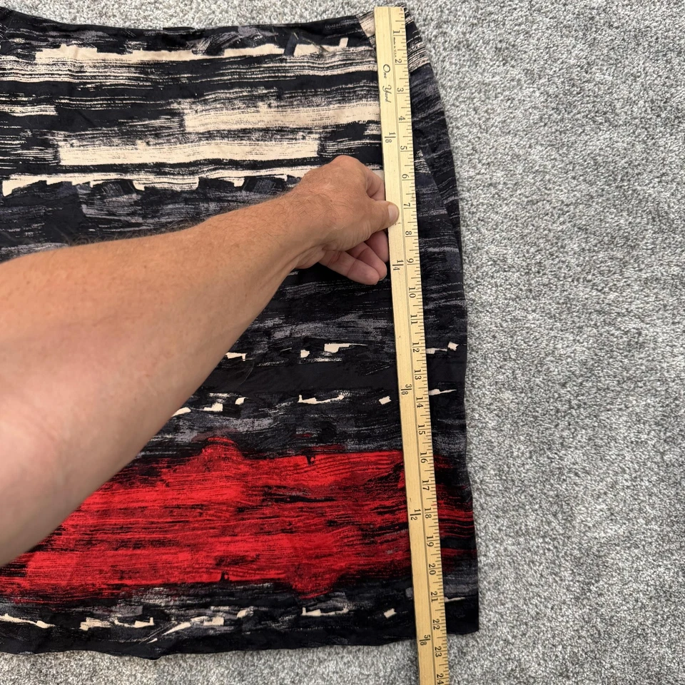 Falda Etcetera 6 Abstracta Y2K Avant-Garde Declaración Pincelada Audaz Arte Para Usar Foto 3 de 4