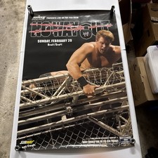 WWE No Way Out 2005 Poster 27x39 JBL John Bradshaw Layfield RARE