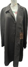 NEU Marvin Nonis Schwarz 100% Merinowolle Mantel Jacke Größe XL Unisex