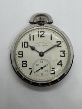 Hamilton 992B Railway Special 21J A6P Railroad Model 16 Pocket Watch 16s Runs