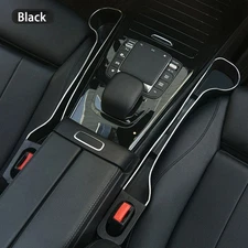 Car Seat Gap Filler Organizer 2 Pack (Left + Right) with Cup & Phone Holder