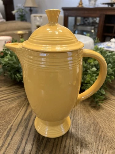 Fiestaware Yellow Coffee Server EUC