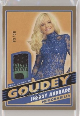 2020 Goodwin Champions Goudey Memorabilia Premium 9/50 Jhenny Andrade #GM-JA d9r
