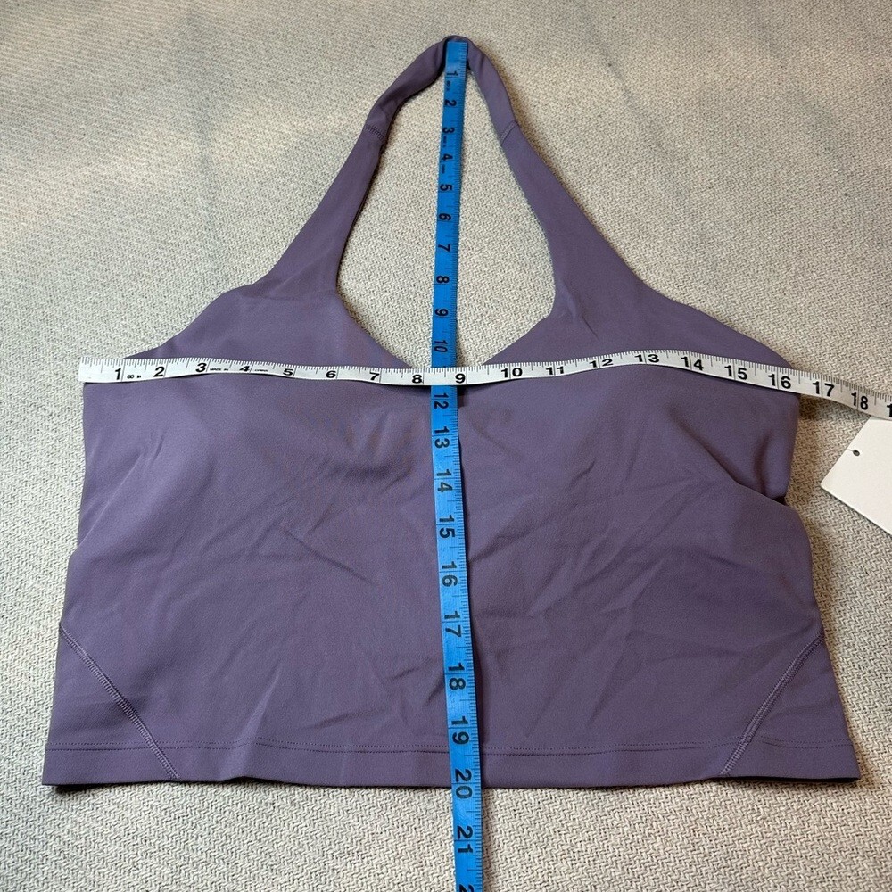 Lululemon Women’s Align Halter Tank Top Size 12 NWT $78 Purple Ash Rare image 2