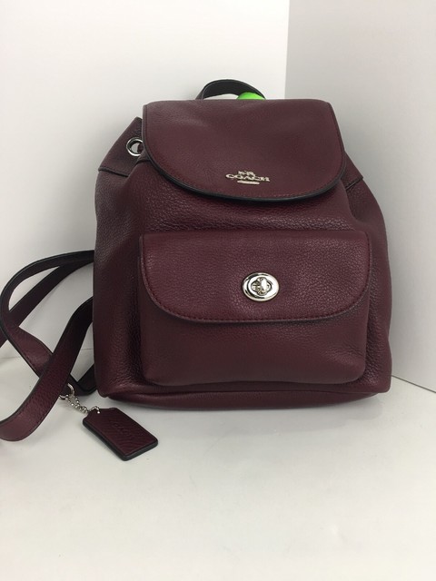 coach mini billie backpack