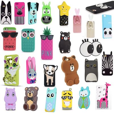 ^ BACK CASE 3D Animal Silikon Cover Schutzhülle TPU Tasche ver. Handys Chihuahua