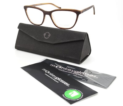 MONKEYGLASSES Brille Damen Lotte 34 55-18 140 Danish Design Wood Brown Cateye