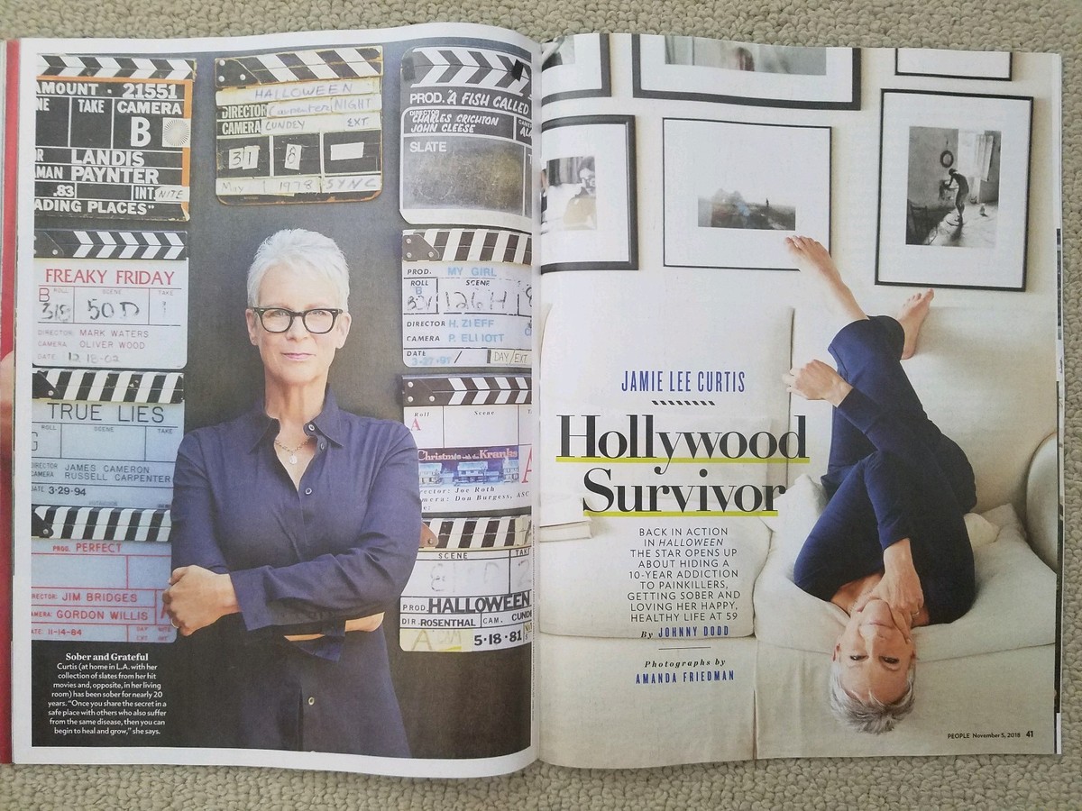 Jamie Lee Curtis, JFK, Martina McBride People Magazine November 2018