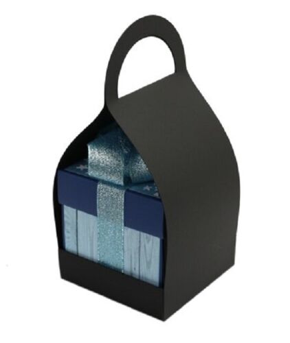 5 Stck. Explodierende Box Stil Kartenträger Basis Vorlage - schwarz matt 300 gsm - Bild 1 von 1