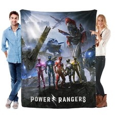 Power Rangers Blanket Soft Flannel Warmed Throw for Sofa Bed Kids Birthday Gift