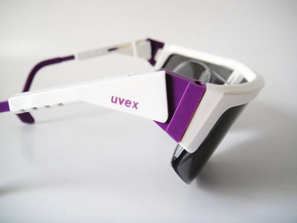 Gafas de sol UVEX by Alpina RX Inserto Hecho en Alemania Escudo Blanco Macho Hombres Bicicleta Foto 4 de 4