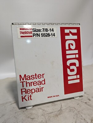 Helicoil 5528-14 master thread repair kit, size 7/8-14
