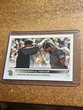2022 Topps Baseball # 648 A Powerful Honor Manny Machado Fernando Tatis Jr.