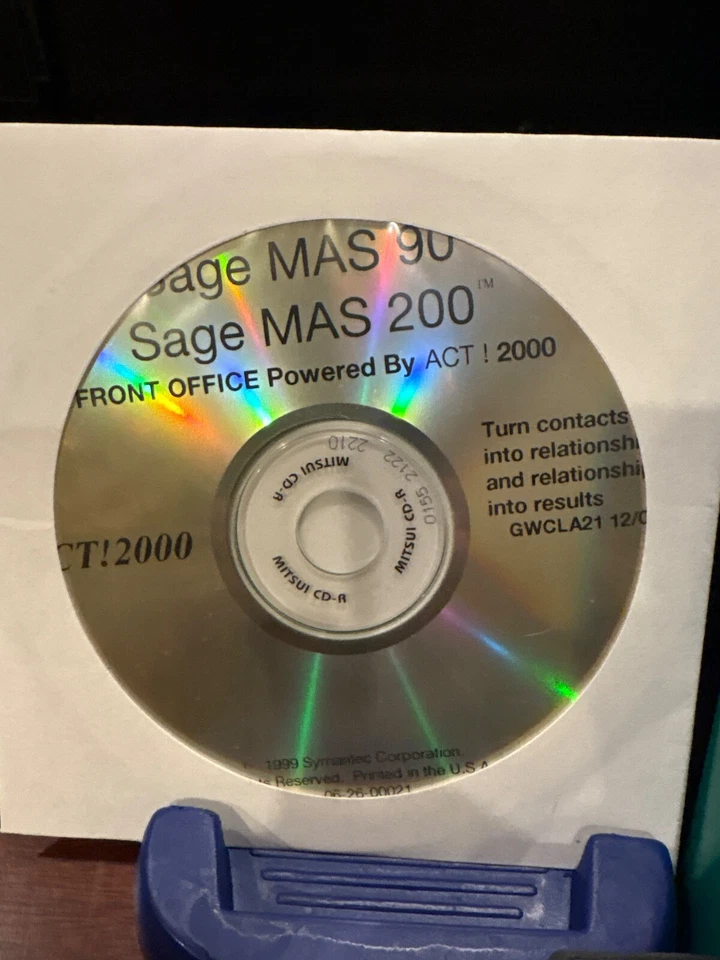 NEW SAGE FRONT OFFICE POWERED BY ACT!2000 FOR SAGE MAS90/MAS200. CD/Book .1 user - Image 2 of 4