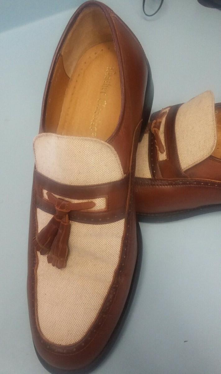 Leather Classics Slip On Loafers  Dress Shoes Neolite Heels USA  Mens Size 14 D Leather Classics Slip On Loafers Dress Shoes Neolite Heels  main image 4