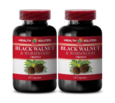 Wormwood for immunity - BLACK WALNUT WORMWOOD - Black walnut for detox 2Bot 120C