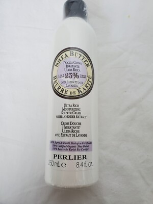 Perlier shea butter ultra rich shower cream- lavender extract-NWT-in shrink wrap