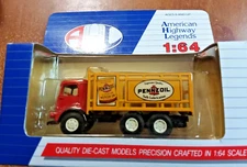 American Highway Legends AHL Pennzoil  Mack CJ Truck 1/64 Die Cast MIB