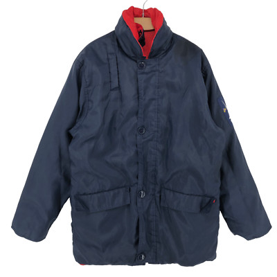 Vintage HELLY HANSEN Men Hooded Reversible Jacket Coat Size M