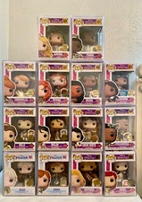 Funko Pop! Disney Ultimate Princess exclusive W/Gold Pin in Pop Protectors 