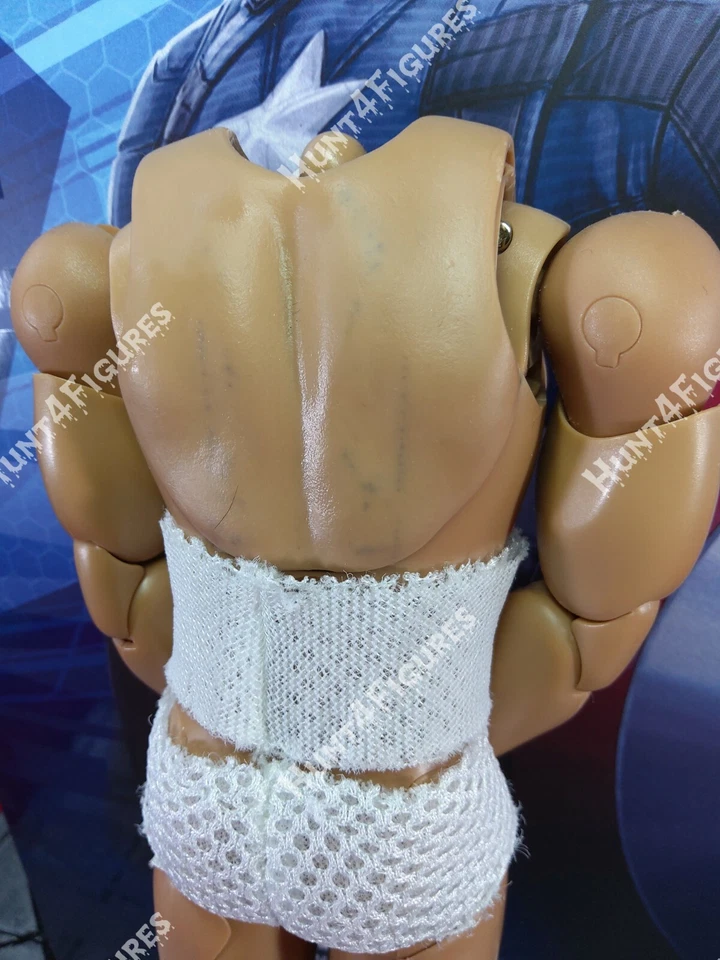 Figura de acción Hot Toys MMS240 Capitán América Edad de Oro 1/6 solo cuerpo desnudo Foto 4 de 4