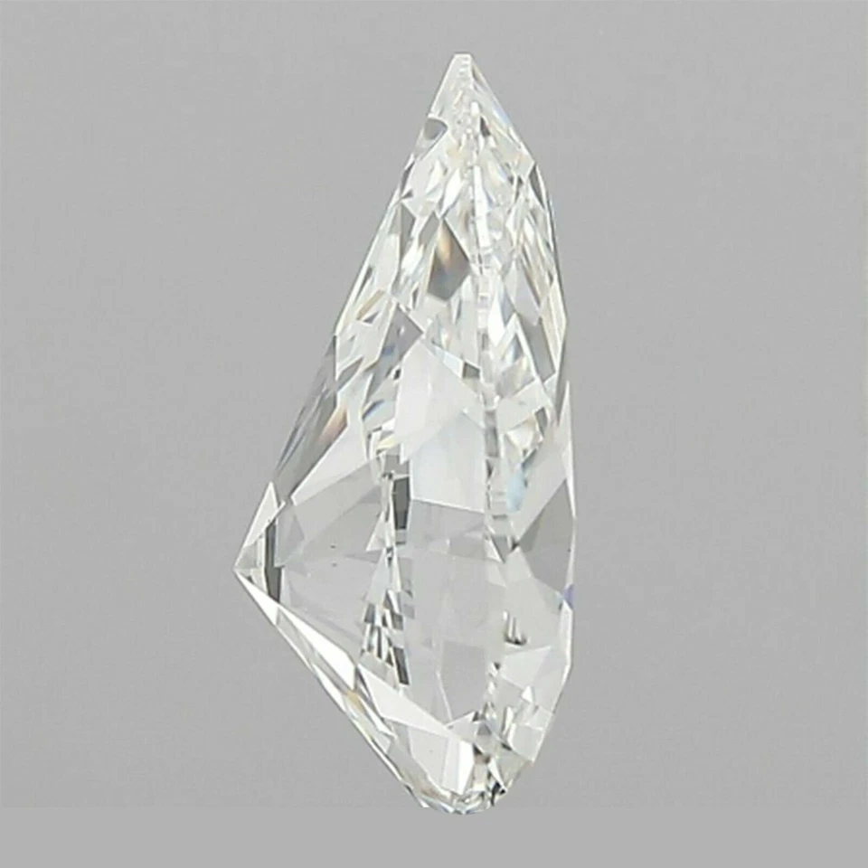 Natural 0.61 Ct. Loose Diamond White H Color VVS Clarity Diamond Pear Cut B-7 - Image 3 of 4