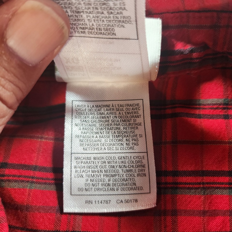 Disney Store Mickey Mouse Mens Button Down Shirt Long Sleeve Size XL