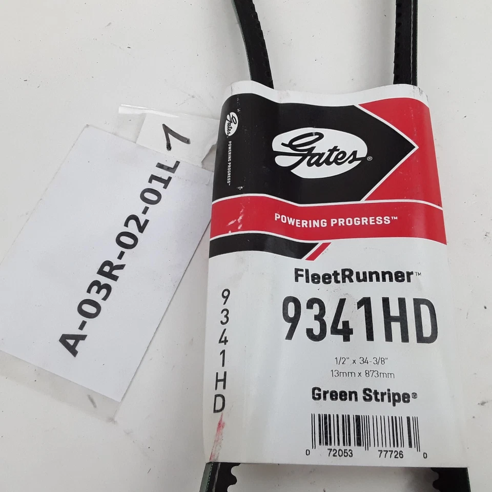 Cinturón en V de alta resistencia Gates 9341HD para Chevrolet GMC Freightliner Kenworth Blue Bird Foto 4 de 4