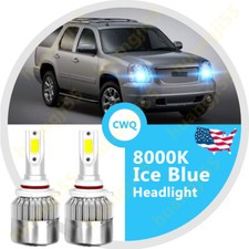 Ice Blue 9005 Hb3 Led Headlight Bulb C6 For Gmc Yukon Xl 1500 Denali 2000-2006