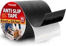 Safety Anti-Slip Adhesive Grip Tape - 8x35ft Multi-Surface Waterproof Solution