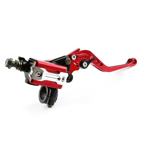 Pair 7/8" Motorcycle Brake & Clutch Master Cylinder Reservoir Levers Universal - Picture 8 of 10