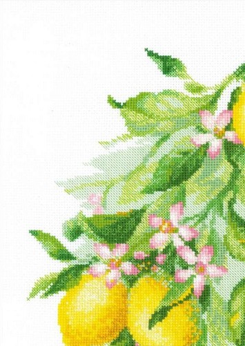 Cross-stitch kit Satinwood 2054 Riolis - Picture 2 of 7