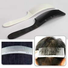 Pro Curved Hair Clipping Cutting Comb Hairdressing Barber Round Top For Men
