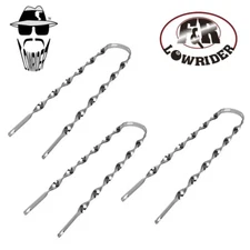 (3) F&R Original Lowrider 26" Bicycle Replacement Flat Twist Chrome Fender Brace