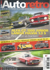AUTO RETRO N°358 ALFA GT 1300 JUNIOR VS LANCIA FULVIA 1.3 S / MCBURNIE DAYTONA