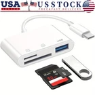 USB-C To SD Card Reader Adapter Type-C For iPad Macbook Pro Air/iPhone15/Samsung