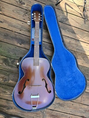 Kay ピックギター ビンテージ / ハードケース付き 1950s Kay Archtop Guitar With Alligator Case Project/for Repair | eBay