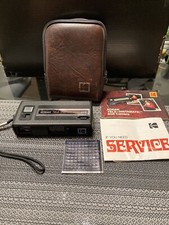 Vintage 1970 s Kodak Tele Instamatic 608 Camera Manual Case WORKS GREAT