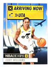 2024-25 Panini Hoops Cody Williams Arriving Now Rookie Utah Jazz RC #29