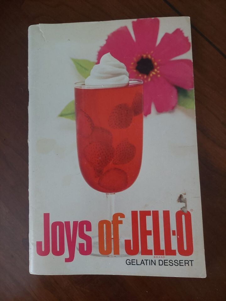 Joys of JellO Vintage Jello Gelatin Dessert Recipe Booklet 7th Edition