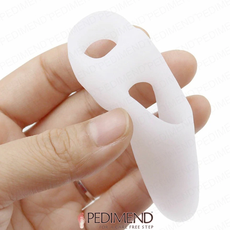 Hallux Valgus Big Toe Bunion Protector Hammer Toe Corrector Toe Straightener Gel - Image 3 of 4